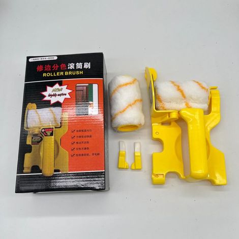 Rouleau à peinture Clean-Cut pour bordures, pinceau à peinture latex pour coins intérieurs (neutre boîte de peinture courte éponge) (1/5)