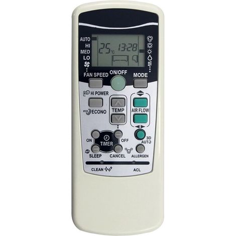 Mando a distancia de repuesto RKX502A001 para aire acondicionado, compatible con los modelos RKX502A001G, RKX502A001C, RKX502A001B y RKX502A007P.