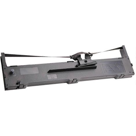 Ruban encreur pour imprimante LQ590K (compatible S015337, LQ595, FX890, LQ590K) - Ruban de remplacement en nylon (66 cm) (1/5)