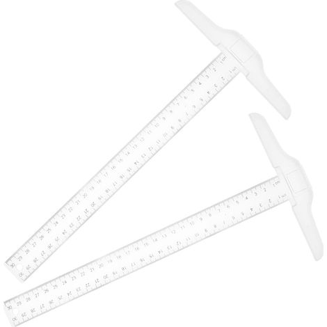Règles en T pour le dessin et travail du bois, lot de 2 légères (1/5)