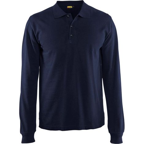 Polo de travail manches longues 3388 - Marine S (1/4)