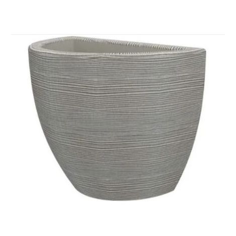 Gerla a muro Telcom gersy rigato shabby Ø 30 x 18 x 24 cm colore ghisa (1/4)