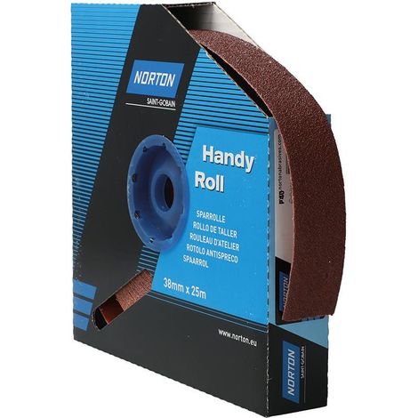 Rouleaux d'atelier grain 40 25mx38mm R222 - Norton