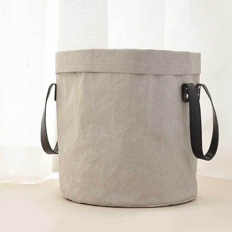 Panier de Rangement Pliable 33x34cm, Corbeille à Linge Sale, Bac de Rangement pour Jouets, Boîte de Stockage Dépliable (1/4)