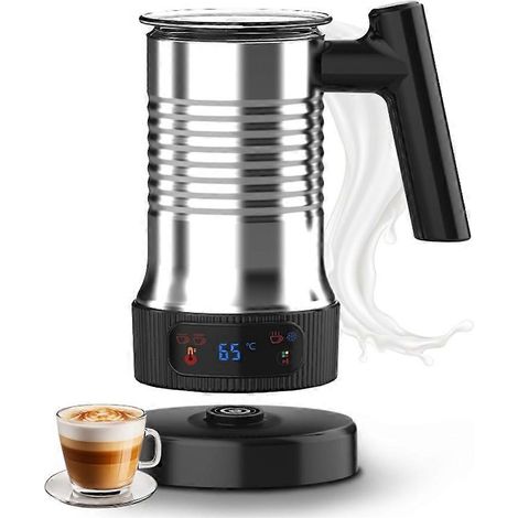 Mousseur à lait électrique 4 en 1 automatique chocolat machine 500W lait cuiseur vapeur et froid mousse machine UE prise (1/5)