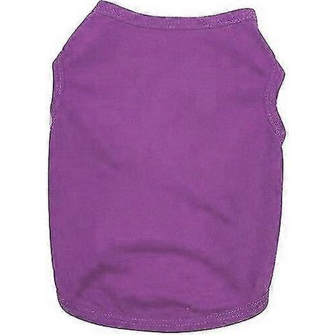 Ropa de verano para mascotas, para perros pequeños y medianos, camiseta de algodón liso, accesorios para perros, artículos para mascotas, chaleco para gatos, conjuntos para mascotas, tallas XS-5XL, co (1/5)
