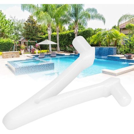 Lot de 6 brosses de nettoyage pour piscines (murs, fond, marches et carrelage), utilisables à la main dans les spas, les lacs, les fontaines et les baignoires.-AquaForge (1/4)