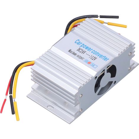 Convertisseur Abaisseur de Tension CC 24V vers 12V 10A 120W Régulateur Alimentation pour Voiture (1/5)