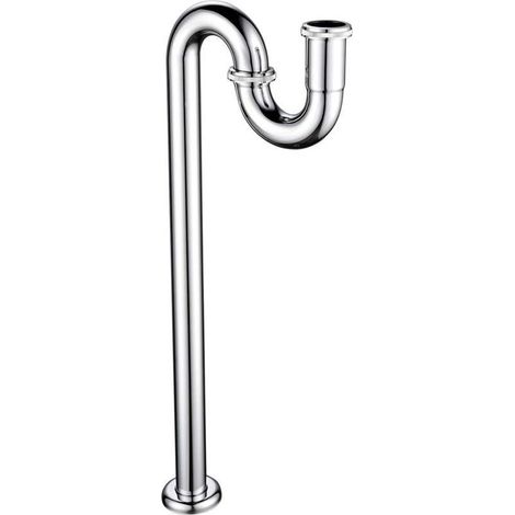 WT04 Siphon de lavabo design en laiton chromé 1 1/4 (1/5)