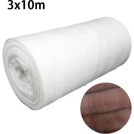Filet de protection anti-insectes (3 x 10 m) pour jardin, plantes, légumes, fruits et fleurs, serre, protection contre les insectes et les oiseaux (1/4)
