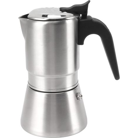 Pot Moka en acier inoxydable 304, café infusé à la main, Extraction à froid à haute pression, équipement à Valve unique pour café à domicile (1/5)
