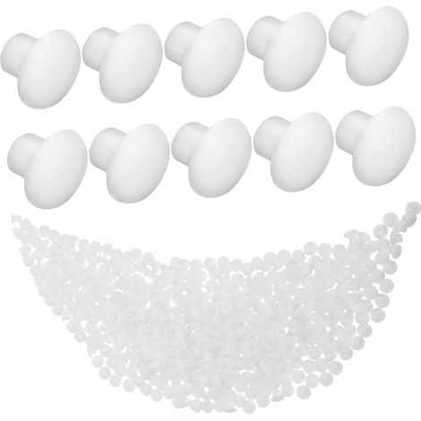ERINGOGO Lot de 500 cache-vis ronds en plastique décoratifs pour (1/5)