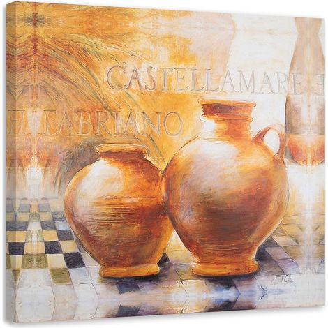Tableau sur toile Nature morte Abstraction 40x40 (1/5)