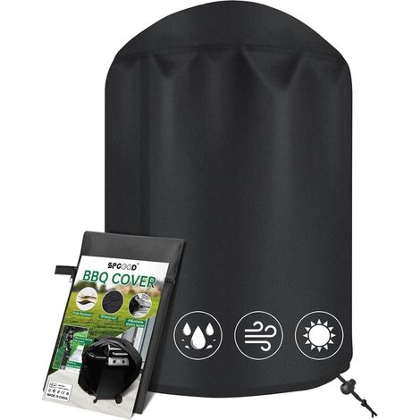 Grillabdeckung Kugelgrill 420D Oxford wasserdicht reißfest 71x68 cm (1/5)