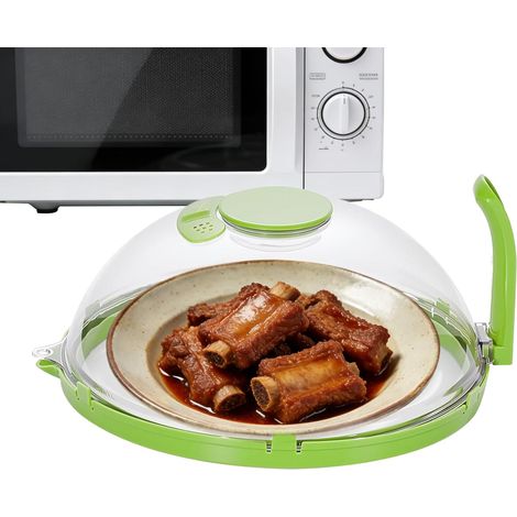 Couvercle Micro-Ondes Couvercle De Cuisine Réutilisable Ventilé  Couvercle Et Protège-Plat Pour Micro-Ondes Pour Cuisson À La Vapeur, Fruits, Légumes, Repas, (1/5)