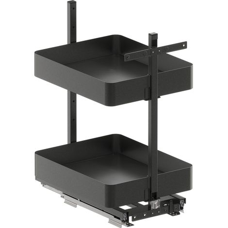 VS SUB Larder Planero Bake Unterschrank - Schrankorganizer Set KB 400mm, Stahl pulverbeschichtet lava (1/2)