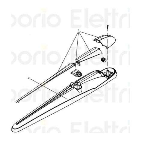 beninca pièce détachée couvertures plastiques bob21 pour bob 9686868 (1/3)