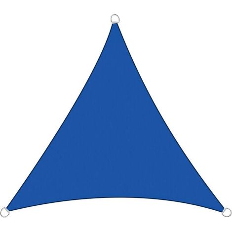 2x2x2m Sun Sail Shade Triangle Awning Canopy Garden Sun Patio Sunscreen - Blue (1/2)