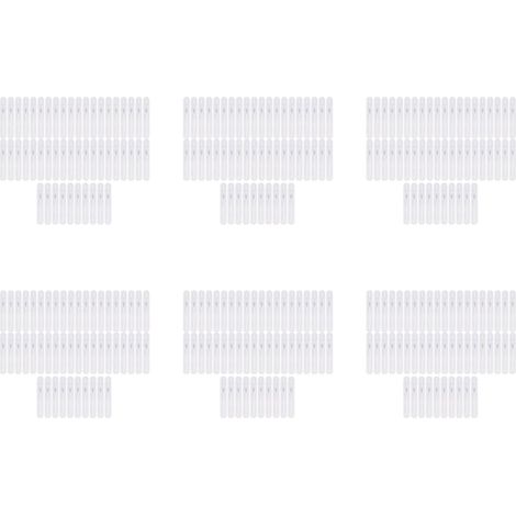 Lot de 300 flacons vides en plastique transparent rechargeable 5 ml (1/5)