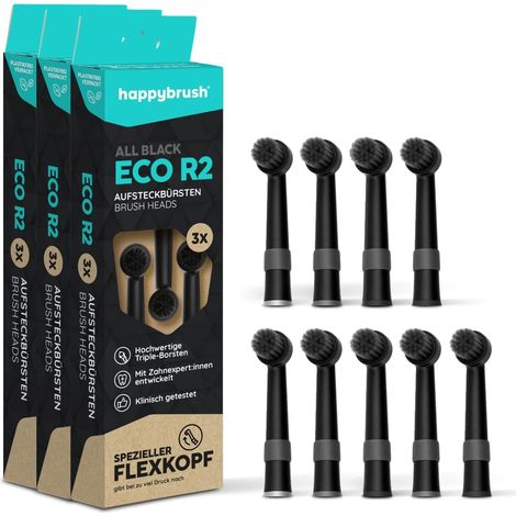 Brossettes pour Eco R2 - AllBlack - 3x3 pièces (1/5)