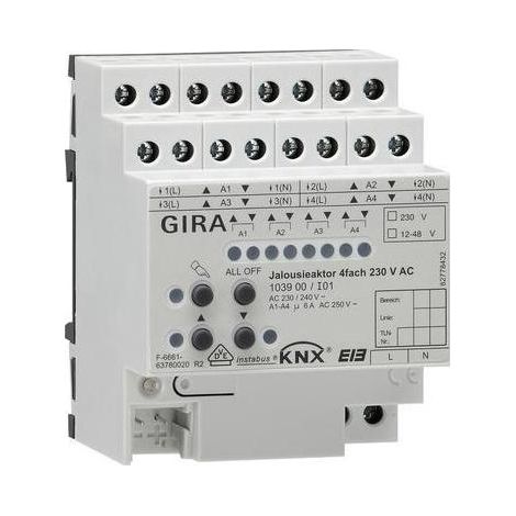 Gira Jal.aktor 4f AC 230 V Hand KNX REG 103900 (1/5)