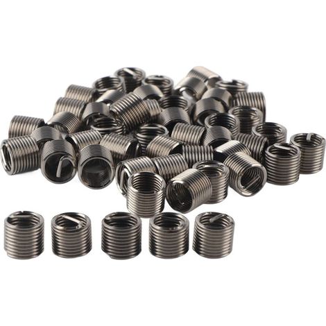 50 inserti M10x1.25 1.5 D maschio femmina ridurre il dado strumento di riparazione in acciaio inox di fissaggio (1/5)