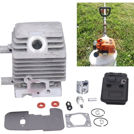 Convient aux pièces de rechange pour débroussailleuse Stihl FS75, FS80 et FS85 : cylindre, silencieux, disque de papier, etc. (1/5)