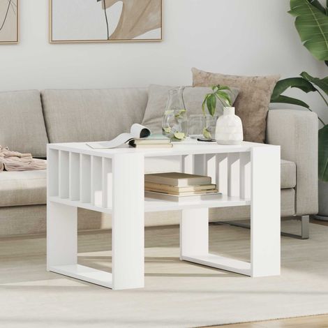 Couchtisch Weiß 66 x 49,5 x 45 cm Holzwerkstoff