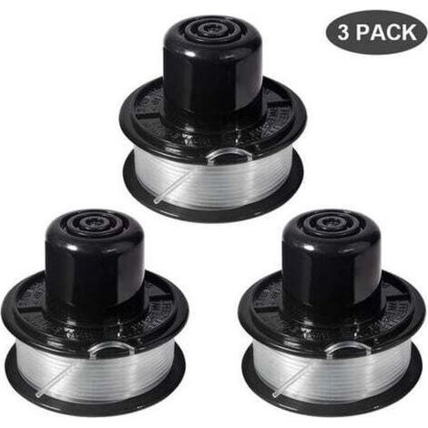 pair Aiperq BLACK+DECKER Bobine et fil de rechange pour modèles GL250/GL310/GL360 11M x 1.6MM (1/4)