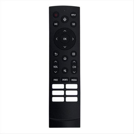 Télécommande ERF3Q90H - Pour Téléviseur LED Intelligent Hisense - Noir - Plastique - Alimentation 2 Piles AAA - 1 Pièce (1/5)