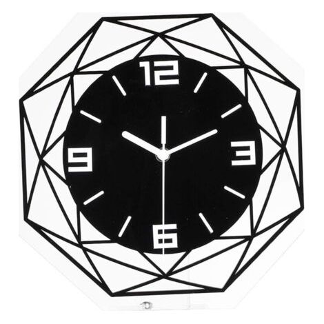 Pendule Murale Silencieuse 30CM. Horloge Murale Design Moderne Pendule Décoration Design Horloge Originale pour Salon Bureau Décor À La Maison (1/5)
