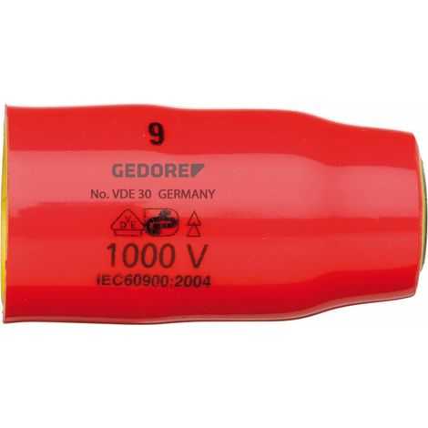 GEDORE 2946432 - Clé à douille VDE insert 3/8 , VDE 30 12 (1/5)