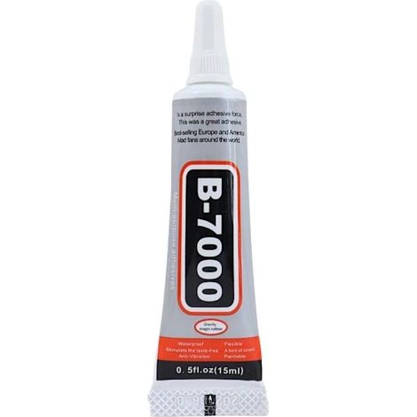 Colle multifonctionnelle B-7000 avec applicateur de précision pour la réparation d'écrans de téléphone en verre et plastique transparent, 15 ml, lot de 2 (1/3)