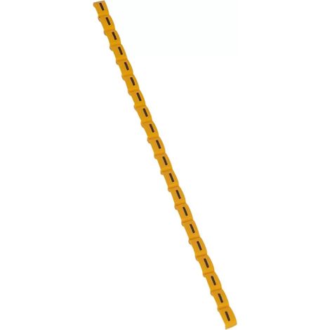 Legrand 038418 Duplix-Markierungsbuchstabe „I“ gelb (600 Stück) – internationaler Farbcode (1/2)