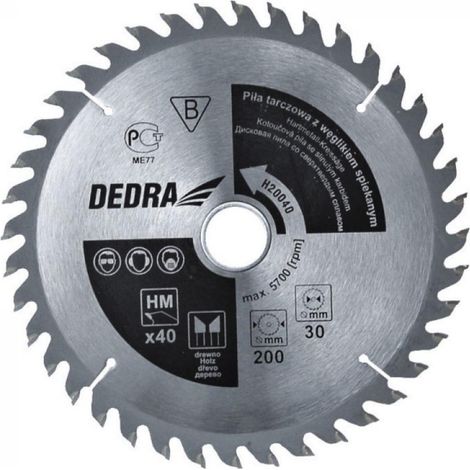 Dedra Modèle de scie circulaire 400 mm 3800 tours/min (1/3)