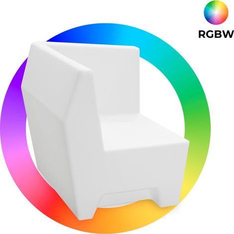 Chaise lumineuse LED RGBW - 16W - Rechargeable - IP65