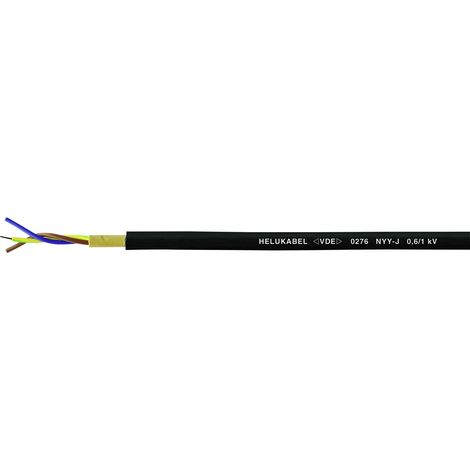 HELU 32059 Erdkabel NYY-J 5 G 1.5 mm² Schwarz 50 m