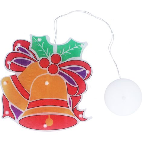 Batteriebetriebene LED-Lichterkette mit Saugnapf für Fenster – Festliche Weihnachtsdekoration (1/5)