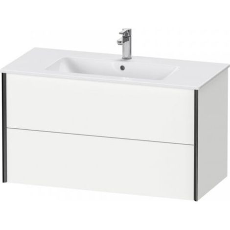 Support de lavabo XVIU 560x1010x480mm Prof. noir mat blanc mat (1/3)