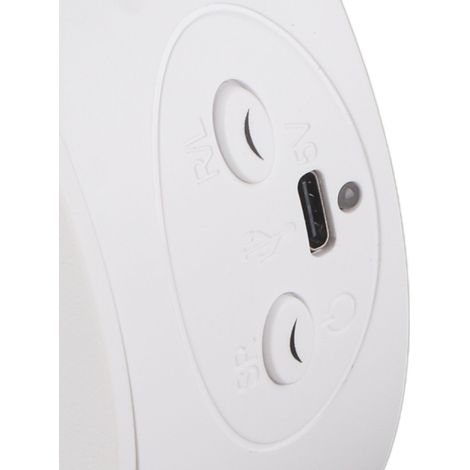 Plateau rotatif électrique 13 cm blanc pour figurines, bijoux, exposant USB, rotation 360°, modèle automatique, livré sans batterie (1/5)