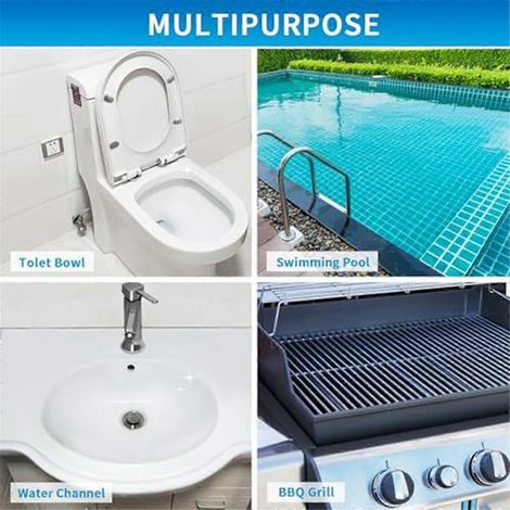 Pierre ponce pour le nettoyage des cuvettes de toilettes, antirouille pour carrelage, grise - FFY (1/4)