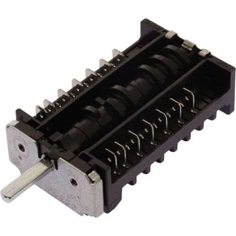 Commutateur four 32009171 pour Four AYA, FAR, LISTO, PROLINE, SHARP, SOGELUX, WALTHAM, FOUR ENCASTRABLE LISTO FEC L4B, FOUR ENCASTRABLE LISTO FEC L4I, FOUR ENCASTRABLE LISTO FEC L4N