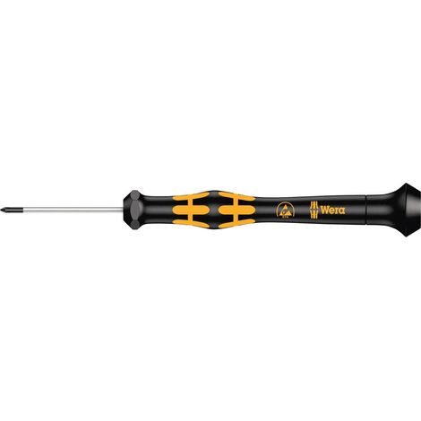 Wera 1550 PH Kraftform Micro 05030117001 ESD Cacciavite a croce PH 000 Lunghezza della lama: 40 mm (1/5)