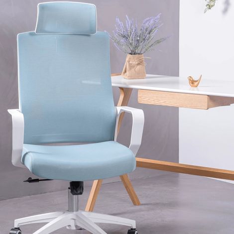 Nest Dream - Ergonomischer Schreibtischstuhl - Mesh - Blau