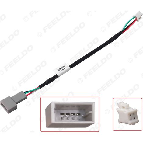 Câble adaptateur USB 4 broches compatible avec les systèmes de navigation Android grand écran Peugeot/Citroën pour restaurer le câble adaptateur USB d'origine du véhicule.