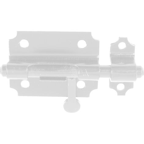 Verrou de surface JARDINIER MASSARD Poire Ø18 mm Zingué blanc