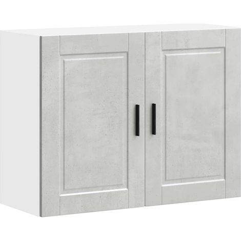 Maison Exclusive - Pensile da Cucina Porto Grigio Cemento in Legno Multistrato