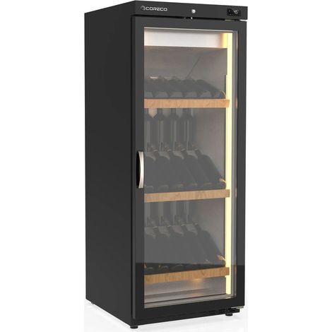Cave à Vin Mono-Température 1 Porte 240 L - Intérieur inox - Coreco (1/4)