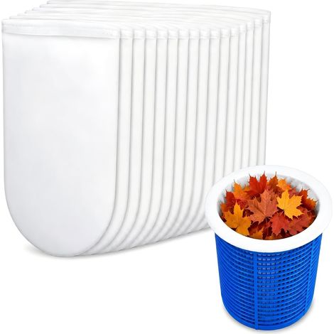 20 PièCes Chaussette Skimmer Piscine - Chaussette Filtre Piscine Filtre Piscine - Utilisé Pour L'Interception Des ImpuretéS De La Piscine Et La Protection Par Filtration (1/5)