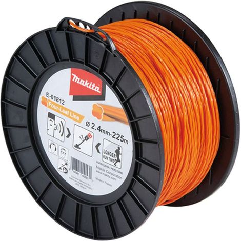 MAKITA Mähfaden Four Leaf 2,4 mm, 225 m (E-01812)